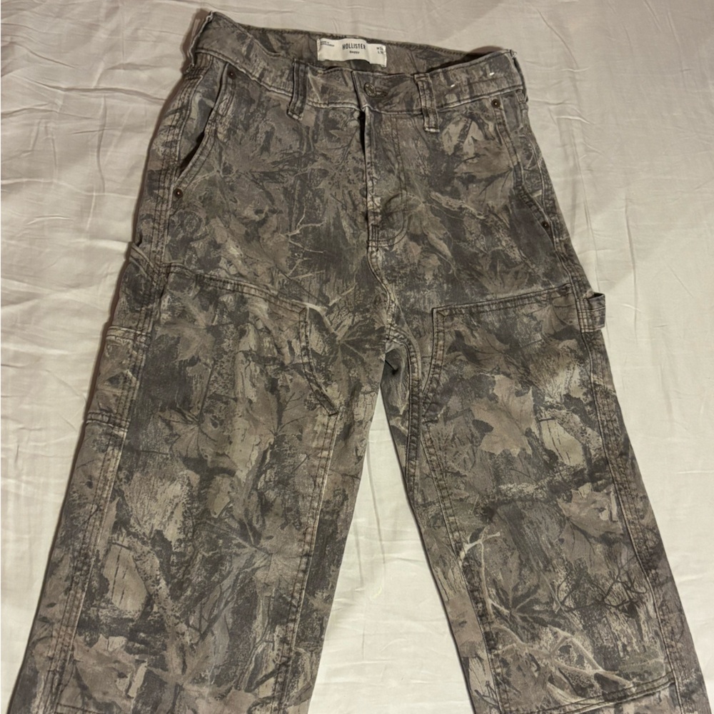 Hollister Gray Baggy Pants